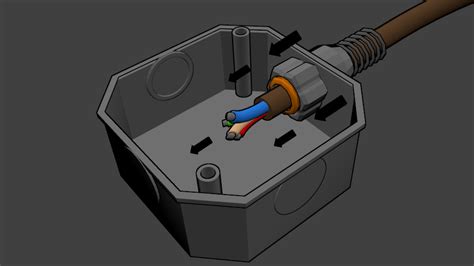 how to cut hole in junction box|knock out electrical box removal.